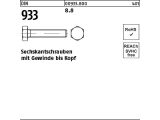 1 x Sechskantschrauben DIN 933 8.8 M24 x 500