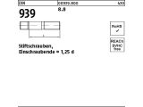 10 x Stiftschrauben DIN 939 8.8 M16 x 120