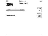 100 x Tellerfedern DIN 2093 Federstahl 31,5 x 16,3 x 1,25