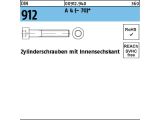 100 x Zylinderschrauben DIN 912 M2,5 x 10 Edelstahl A4-70