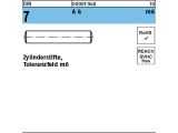 500 x DIN 7 Zylinderstifte, m6 - 2 x 10 Edelstahl A4