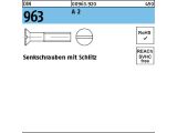 200 x Senkschrauben mit Schlitz DIN 963 M5 x 35 Edelstahl A2