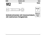 200 x Zylinderschrauben DIN 912 12.9 M8 x 1 x 30 Feingewinde