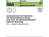 500 x Sechskantmuttern ISO 7040 Kl.8 M12 verzinkt, m....