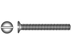 SB DIN 963 Senkschrauben mit Schlitz Edelstahl A4 M6x50 (4x) + Mutter M6 SW10 (4x)